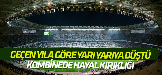 Konyaspor'da kombinede hayal kırıklığı! Yarı yarıya düştü