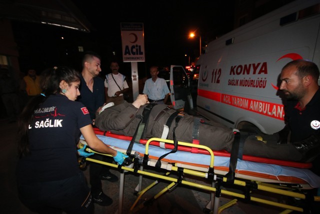 Konya'da İtalyan turistler kaza yaptı: 2 yaralı