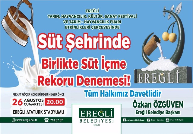 Süt İçerken Rekor Kırılacak