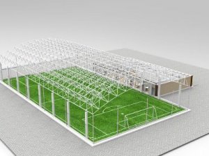 Beyşehir Belediyesinden Huğlu'ya halı saha