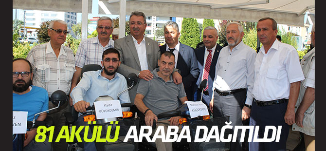 Karatay’da engelilere 81 araç