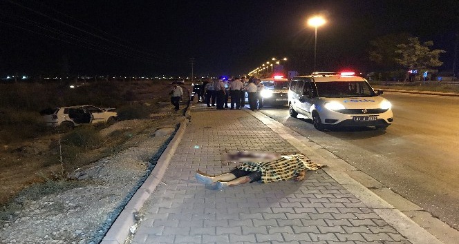 Kontrolden çıkan otomobil takla attı: 2 ölü, 1 yaralı