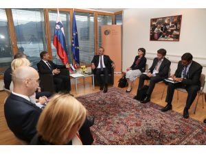 Dışişleri Bakanı Çavuşoğlu, Slovenya'da