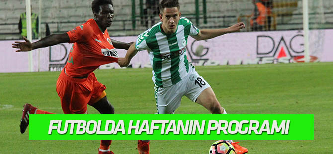 Futbolda haftanın programı