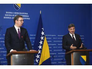 Sırbistan Cumhurbaşkanı Vucic Bosna Hersek'te