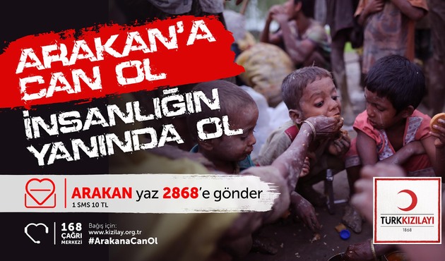 Türk Kızılayı'ndan "Arakan" kampanyası! "İnsanım diyen sessiz kalamaz"