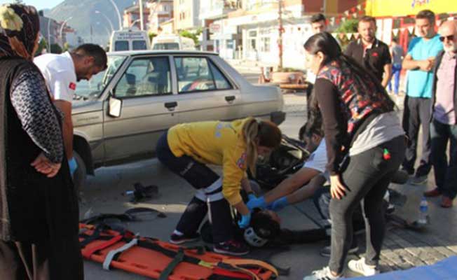 Seydişehir'de trafik kazası: 1 yaralı