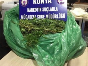 Konya’da uyuşturucu operasyonu: 1 gözaltı