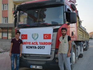 Konya İHH’dan Suriye’ye 50 ton un yardımı