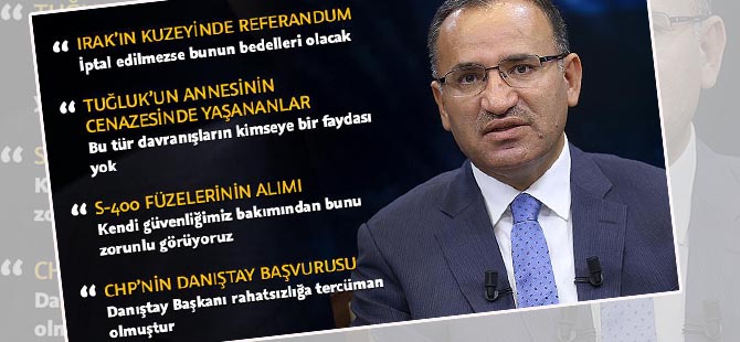 Bozdağ, AA Editör Masası'na konuk oldu: Toplumu gerecek davranışlardan uzak durulmalı