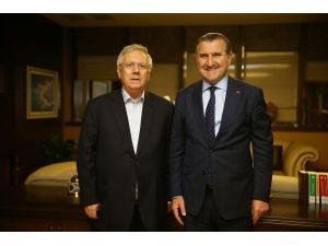 Aziz Yıldırım'dan Bakan Bak'a ziyaret