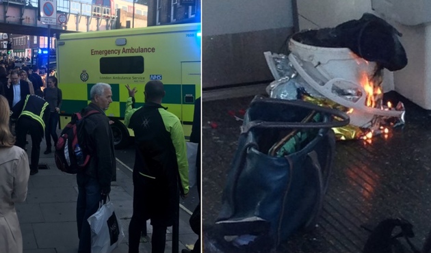 Londra metrosunda vagon içinde patlama! Çok sayıda yaralı var