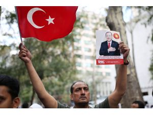 New York'ta Arakan protestosu