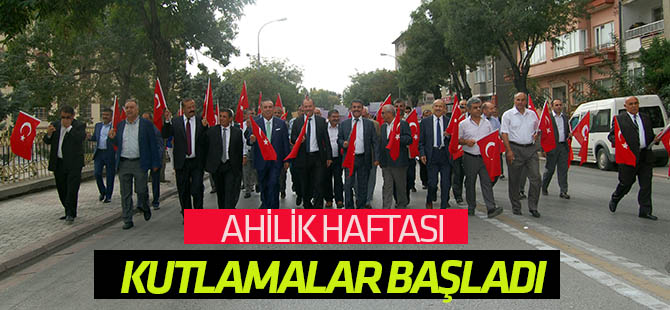 Konya'da Ahilik Haftası kutlamaları başladı