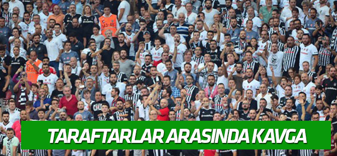 Beşiktaş-Atiker Konyaspor maçında taraftarlar arasında kavga