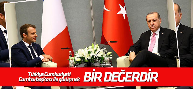 Cumhurbaşkanlığı hesabından Macron'a ince mesaj