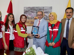 "Damla Projesi” gençlerinden büyükşehir’e ziyaret