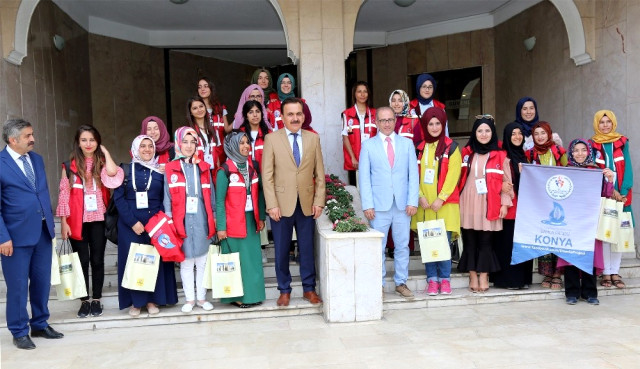Damla Projesi" Gençlerinden Büyükşehir'e Ziyaret