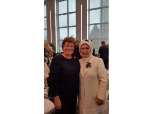 Emine Erdoğan, Melania Trump'ın yemek davetine katıldı