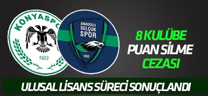 Futbolda ulusal kulüp lisans süreci sonuçlandı
