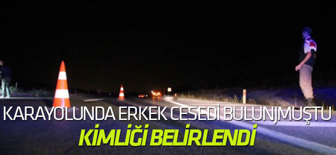 Konya'da karayolunda bulunan erkek cesedinin kimliği belirlendi