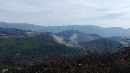 Yayladağı kırsalına top mermisi düştü