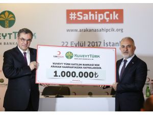 Kuveyt Türk'ten Arakanlı Müslümanlar için Türk Kızılayı'na destek