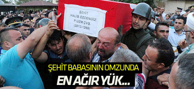 Şehit Halis Özcengiz Akören'de toprağa verildi
