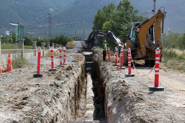 Dokuz Ayda 19 ilçeye 227,5 KM kanalizasyon şebekesi