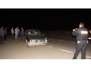 Çubuk'ta trafik kazası: 1 yaralı