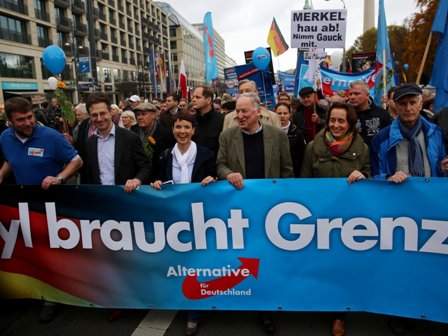 Almanya'da aşırı sağcı AfD meclise girmeyi başardı