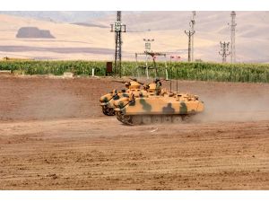 Silopi-Habur bölgesindeki tatbikat sekizinci gününde