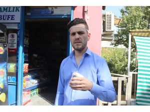 GÜNCELLEME- Denizli'de bıçaklı gasp güvenlik kamerasında