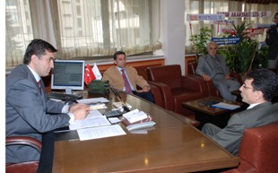 Kalaycı tebrikleri kabul ediyor