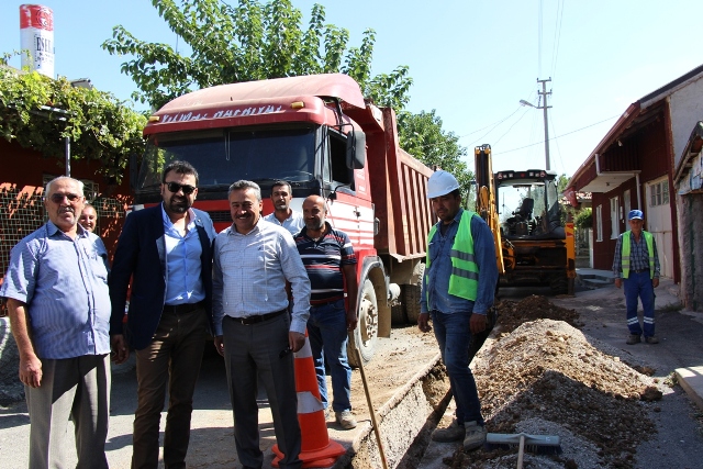 Tutal, doğal  gaz çalışmalarını yerinde inceledi.