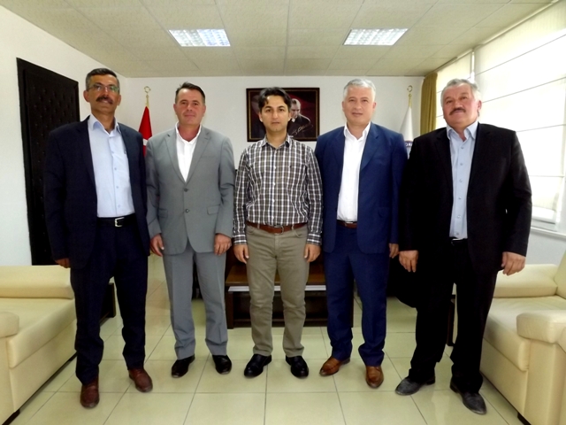 Muhtarların Kaymakam Erdoğan'ı ziyareti