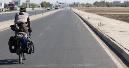 Japonya’dan Diyarbakır’a bisiklet yolculuğu