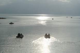 Gölde su seviyesi 1.5 metre yükseldi