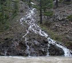 Kar suları dere ve ırmakları besliyor