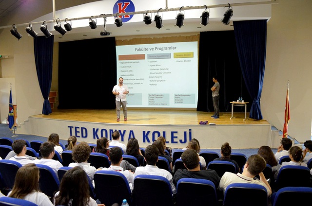 TED Konya Kolejinde Üniversite Tanıtım Seansları Başladı