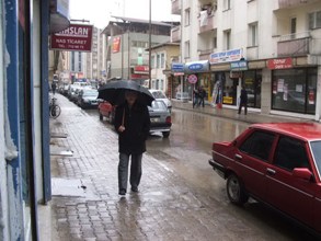 Karapınar'a  350 kilogram yağış düştü