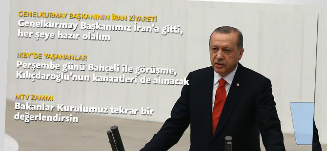 Erdoğan yeni yasama yılı resepsiyonunda konuştu