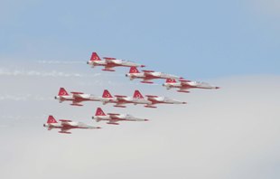 Türk Yıldızları göz kamaştırıyor
