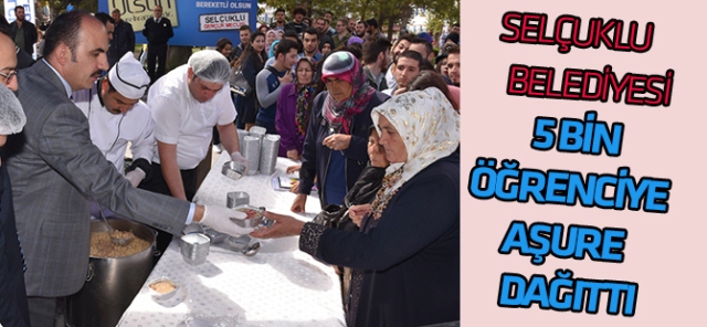 Selçuklu Gençlik Meclisi'nden Öğrencilere Aşure İkramı
