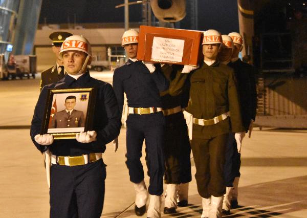 Karamanlı şehidin cenazesi Konya'ya getirildi