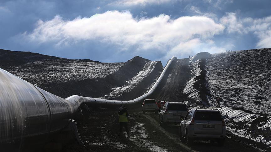 TANAP'tan bir yılda 1,8 milyar metreküp gaz geldi