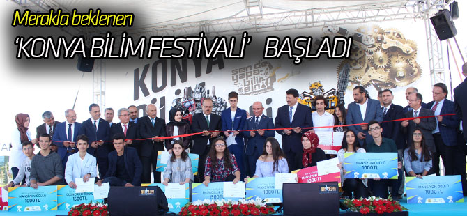 Konya Bilim Festivali Başladı
