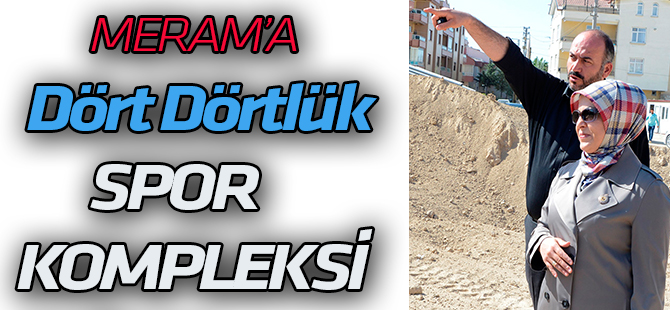 Aşkan Spor Kompleksi hızla yükseliyor
