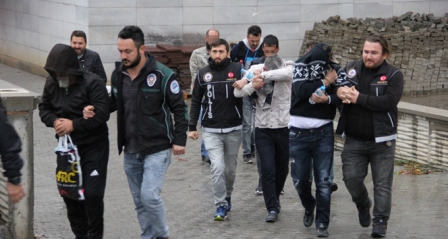 Torbacı operasyonu zanlısı 17 kişi adliyede