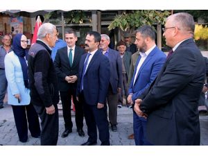 Vali Aktaş, Ürgüp'te incelemede bulundu